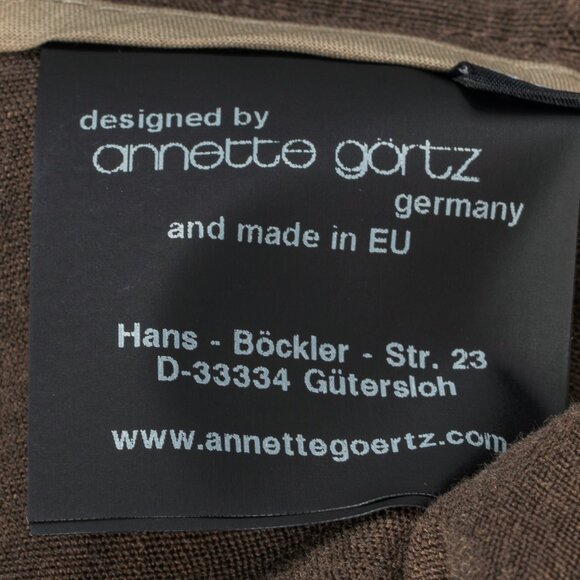 Annette Gortz SS/16 Posh Brown Linen Cropped Pants - Picture 10 of 11